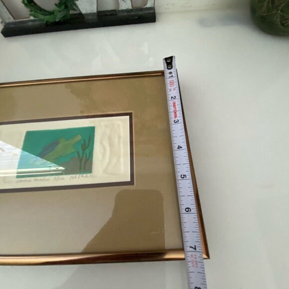 Mel Fleck Spanish Hogfish Art Signed Framed Original Print 8 of 150‎ 3 D Collage - Picture 7 of 16